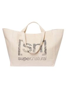Super.natural Torba "Arabasque Logo" w kolorze beżowym na zakupy - 45 x 35 cm rozmiar: onesize. Brązowe shopper bag super.natural, bez wzorów, z bawełny, bez dodatków. Za 152,99 zł.
