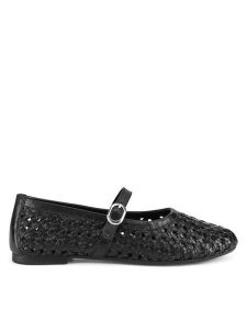 Sergio Bardi Baleriny WI45-F1104-01SB Czarny. Czarne balerinki Sergio Bardi, bez wzorów, ze skóry, bez obcasa, bez zapięcia. Za 279,99 zł.