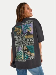 Billabong T-Shirt Daydream Away EBJZT00482 Szary Loose Fit. Szare t-shirty Billabong, s, bez wzorów, z bawełny, bez kołnierzyka, bez ramiączek. Za 189,99 zł.