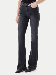 Liu Jo Jeansy UF5061 DS615 Czarny Regular Fit. Czarne jeansy Liu Jo, bez wzorów, z bawełny. Za 599,99 zł.