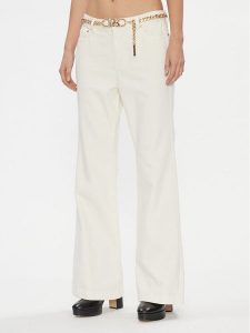 MICHAEL Michael Kors Jeansy MF3904180V Écru Flared Fit. Jeansy MICHAEL Michael Kors, bez wzorów, z bawełny. Za 679,99 zł.