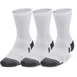 SKARPETY Under Armour Performance Cotton 3P, Dla obu płci. Białe skarpetki Under Armour, bez wzorów, z bawełny. Za 89,00 zł.