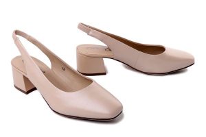 Caprice 9-29500-42 433 beige perlato, czółenka damskie. Brązowe czółenka Caprice, bez wzorów, ze skóry, bez obcasa, bez zapięcia. Za 299,90 zł.