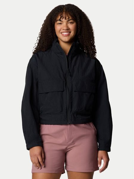 Columbia Kurtka przejściowa Paracutie™ Cropped Cargo Windbreaker 2116571 Czarny Regular Fit. Czarne kurtki Columbia, s, bez wzorów, z syntetyku, bez kaptura. Za 199,99 zł.