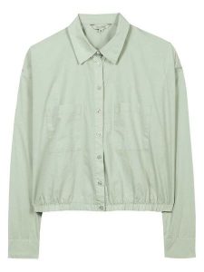 Herrlicher Koszula w kolorze zielonym rozmiar: XL. Zielone koszule Herrlicher, xl, bez wzorów, z bawełny, bez kołnierzyka, bez ramiączek. Za 130,99 zł.