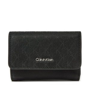 Portfel Calvin Klein. Czarne portfele Calvin Klein, bez wzorów. Za 219,99 zł.