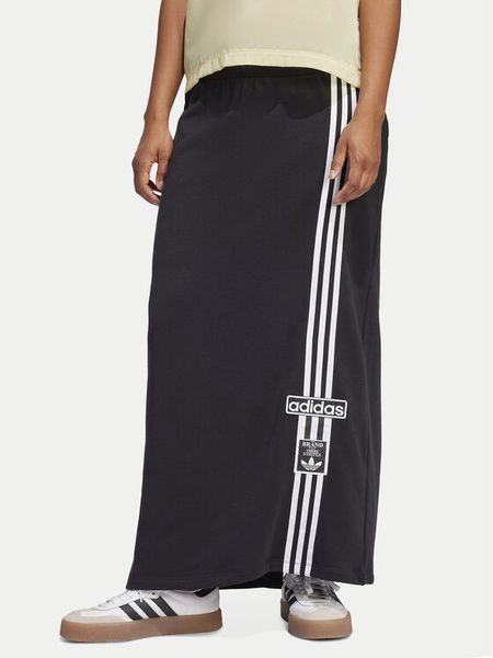 Adidas Spódnica maxi Adibreak JC8538 Czarny Regular Fit. Czarne spódnice ADIDAS, xs, bez wzorów, z bawełny, maxi. Za 199,99 zł.
