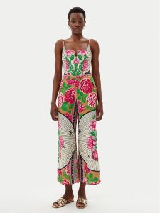 Maaji Kombinezon Cerice Bouquet Biena PT2712CJU001 Kolorowy Regular Fit. Kombinezony Maaji, l, bez wzorów, z wiskozy, bez kołnierzyka, bez ramiączek. Za 379,99 zł.