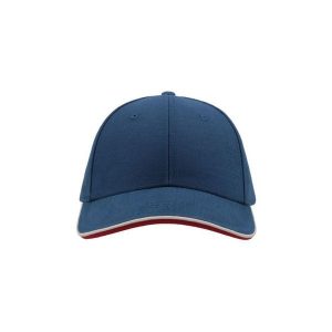 Czapka Pilot Piping Sandwich Premium Brush Cotton 6panelowa. Czarne czapki ATLANTIS, bez wzorów, z bawełny. Za 54,99 zł.