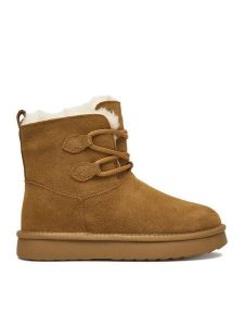 Lasocki Śniegowce CEO-HDR241212-2 Brązowy. Brązowe buty zimowe Lasocki, ze skóry, bez obcasa, bez zapięcia. Za 249,99 zł.