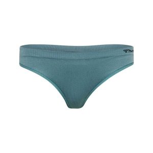 Damskie figi bezszwowe Hummel Juno Hipster. Niebieskie figi Hummel, bez wzorów, z bawełny. Za 95,00 zł.