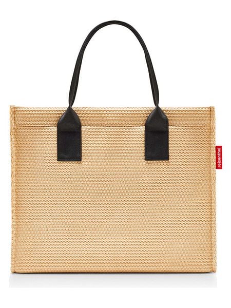 Reisenthel Shopper bag w kolorze beżowo-czarnym - 42 x 35 x 17 cm rozmiar: onesize. Brązowe shopper bag Reisenthel, bez wzorów, z materiału, na ramię, bez dodatków. Za 124,95 zł.