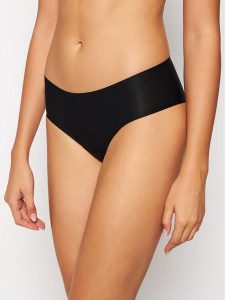 Chantelle Figi brazylijskie Soft Stretch C10630 Czarny. Czarne figi Chantelle, bez wzorów, z syntetyku. Za 59,99 zł.
