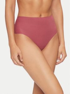 Chantelle Figi brazylijskie z wysokim stanem Soft Stretch C10690 Różowy. Czerwone figi Chantelle, bez wzorów, z syntetyku. Za 99,99 zł.