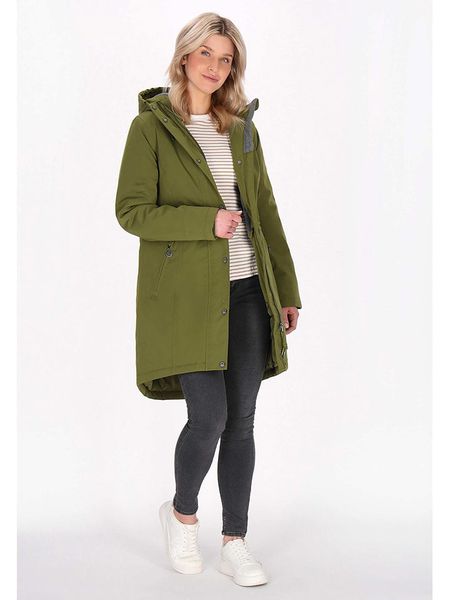 Schmuddelwedda Parka w kolorze oliwkowym rozmiar: L. Zielone płaszcze Schmuddelwedda, l, bez wzorów, bez kaptura. Za 460,12 zł.