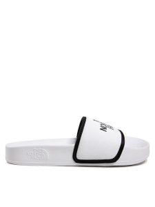 The North Face Klapki Base Camp Slide III NF0A4T2SLA91 Biały. Białe kalosze The North Face, bez wzorów, z materiału, bez obcasa. Za 119,99 zł.