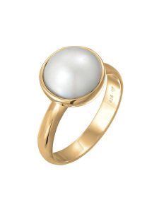 Nenalina Damski elegancki okrągły z perłą ze srebra próby 925 Sterling Silver Pierścionki 1 ct. Szare pierścionki Nenalina, z perłą, srebrne. Za 279,64 zł.