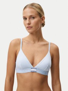 Tommy Hilfiger Biustonosz braletka UW0UW06580 Niebieski jasny. Niebieskie biustonosze TOMMY HILFIGER, bez wzorów, z bawełny. Za 159,99 zł.