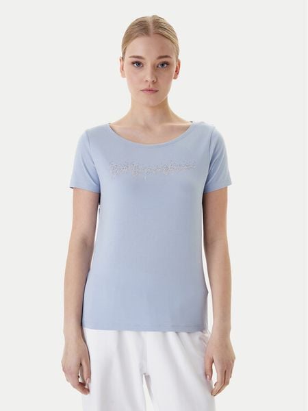 EA7 Emporio Armani T-Shirt 7W000978 AF10373 U9309 Niebieski Regular Fit. Niebieskie t-shirty EA7 Emporio Armani, xl, bez wzorów, z bawełny, bez kołnierzyka, bez ramiączek. Za 269,99 zł.