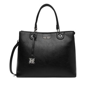 Torebka Nine West. Czarne kuferki Nine West, bez wzorów, bez dodatków. Za 279,99 zł.