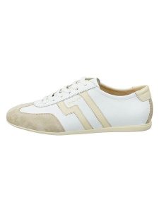 GANT Footwear Skórzane sneakersy "Sperly" w kolorze beżowo-białym rozmiar: 39. Białe trampki GANT Footwear, bez wzorów, bez zapięcia. Za 372,43 zł.