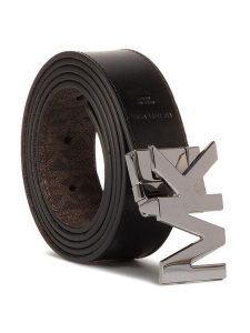 MICHAEL Michael Kors Pasek Damski 34mm Ctfr Mk Buckle Belt 39H9LBLY1U Brązowy. Brązowe paski MICHAEL Michael Kors, bez wzorów, ze skóry. Za 377,99 zł.