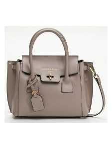 Victor & Hugo Paris Skórzana torebka "Jany" w kolorze szarobrązowym - 25 x 19 x 7 cm rozmiar: onesize. Brązowe torebki klasyczne Victor & Hugo Paris, bez wzorów, z materiału, przez ramię, bez dodatków. Za 382,99 zł.