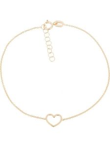 L instant d Or Złota bransoletka "Coeur joli" z elementem ozdobnym rozmiar: onesize. Żółte bransoletki L instant d Or, złote. Za 391,99 zł.