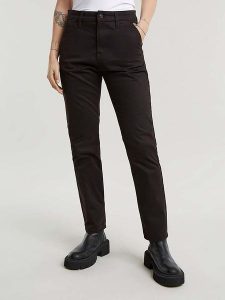 G-Star Spodnie chino w kolorze czarnym rozmiar: W30/L32. Czarne chinosy G-Star, z aplikacjami. Za 232,78 zł.