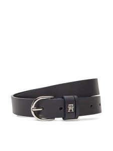 Tommy Hilfiger Pasek Damski Essential Effortless 2.5 Sv AW0AW17279 Granatowy. Niebieskie paski TOMMY HILFIGER, bez wzorów, ze skóry. Za 149,99 zł.