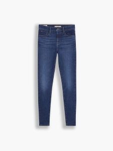 Levi´s Dżinsy "720" - Skinny fit - w kolorze granatowym rozmiar: W25/L32. Niebieskie jeansy z aplikacjami, z podwyższonym stanem. Za 213,69 zł.
