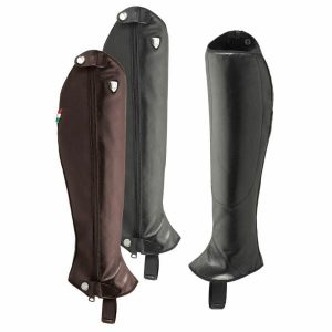 Błyszczące skórzane mini-klapki Tattini. Czarne klapki TATTINI, bez wzorów, z nylonu, bez obcasa. Za 486,00 zł.