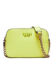 Guess Torebka Sarita (VG) HWVG93 27140 Żółty. Żółte torebki wieczorowe Guess, z aplikacjami, ze skóry, bez dodatków. Za 339,99 zł.