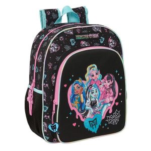 Plecak szkolny MONSTER HIGH Poliester 300D. Czarne plecaki MONSTER HIGH. Za 168,70 zł.