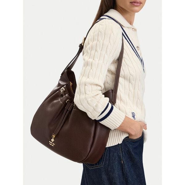 Torebka Beverly Hills Polo Club. Brązowe torebki klasyczne Beverly Hills Polo Club, bez wzorów, bez dodatków. Za 229,99 zł.