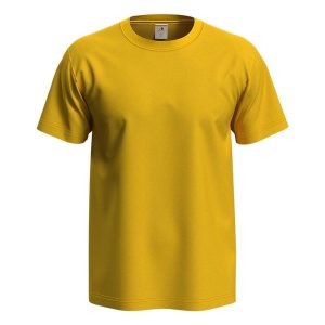 Koszulka Unisex Dla Dorosłych Comfort Plain T-shirt. Żółte bluzki STEDMAN, xl, bez wzorów, sportowe, bez kołnierzyka, bez ramiączek. Za 42,99 zł.