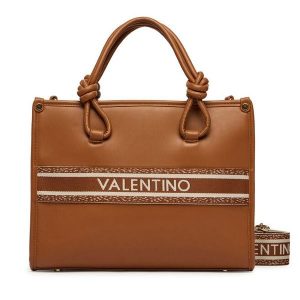 Torebka Valentino. Brązowe torebki klasyczne Valentino, bez wzorów, bez dodatków. Za 609,99 zł.