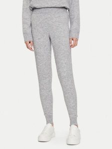 Athlecia Spodnie dresowe Daviana W Knitted EA243337 Szary Regular Fit. Szare spodnie dresowe Athlecia, bez wzorów, z dresówki. Za 149,99 zł.