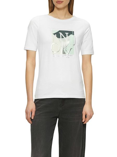 S.OLIVER RED LABEL Koszulka w kolorze białym rozmiar: 44. Białe bluzki s.Oliver RED LABEL, s, bez wzorów, bez kołnierzyka, bez ramiączek. Za 34,93 zł.