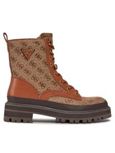 Guess Trapery FL7BDA FAL10 Brązowy. Brązowe buty zimowe Guess, ze skóry, bez obcasa, bez zapięcia. Za 809,99 zł.