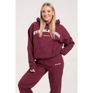 Bluza fitness damska Gym Glamour college. Brązowe bluzy GYM GLAMOUR, xs, bez wzorów, bez kaptura. Za 199,99 zł.