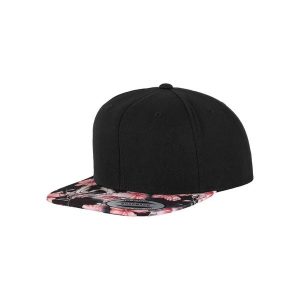 Czapka Flexfit floral. Czerwone czapki FLEXFIT, bez wzorów, z wełny. Za 102,75 zł.