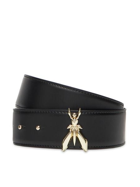 Patrizia Pepe Pasek Damski 8W0051/L048-K118 Czarny. Czarne paski Patrizia Pepe, bez wzorów, ze skóry. Za 379,99 zł.