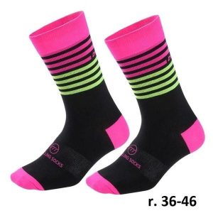 Skarpetki rowerowe unisex madani Toucan. Czarne skarpetki MADANI, bez wzorów. Za 9,99 zł.