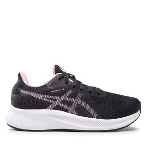 Buty do biegania Asics. Czarne buty sportowe ASICS, bez wzorów, bez zapięcia, do biegania. Za 219,99 zł.