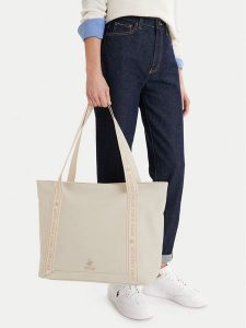 Beverly Hills Polo Club Torebka na telefon CWBEO-BHPC-L-016-09 Beżowy. Brązowe shopper bag Beverly Hills Polo Club, bez wzorów, z materiału, bez dodatków. Za 199,99 zł.