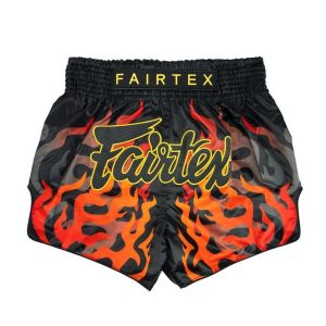 Spodenki Muay Thai Volcano Fairtex BS1921. Brązowe szorty FAIRTEX, bez wzorów, sportowe. Za 299,99 zł.