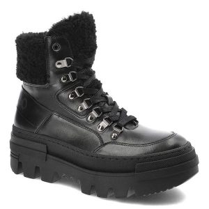 Czarne Botki Chebello Modne Skórzane Buty Damskie. Czarne botki CheBello, z aplikacjami, ze skóry, bez obcasa, na obcasie, bez zapięcia. Za 529,00 zł.