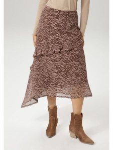 Aniston Spódnica w kolorze brązowym rozmiar: 48. Brązowe spódnice Aniston, na co dzień, bez wzorów, midi. Za 95,99 zł.