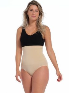 MAGIC Bodyfashion figi modelujące Comfort Waistnipper Brief Kobiety Sztuczne włókno beżowy, M. Brązowe figi MAGIC Bodyfashion, bez wzorów, z włókna. Za 149,95 zł.